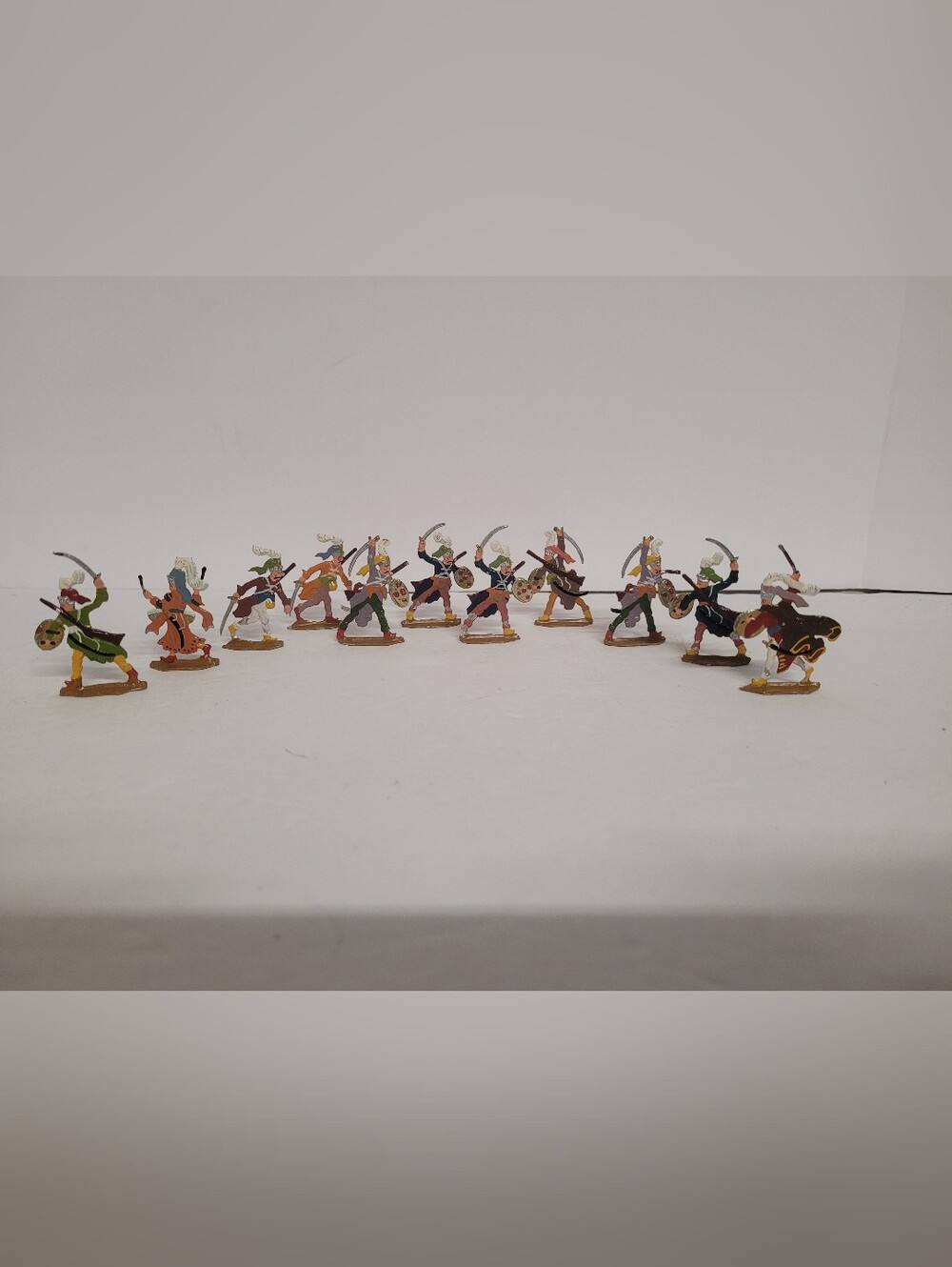 1950s German Kieler Metal Zinnfiguren Lot Of 11